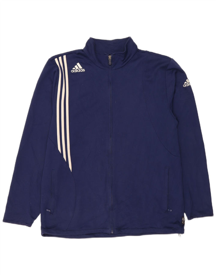 Jachetă de trening Climalite ADIDAS pentru bărbați UK 48/50 XL bleumarin poliester