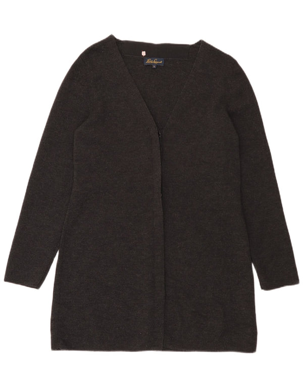 Luisa Spagnoli Pulover cardigan cu paragate pentru femei UK 14 mare gri
