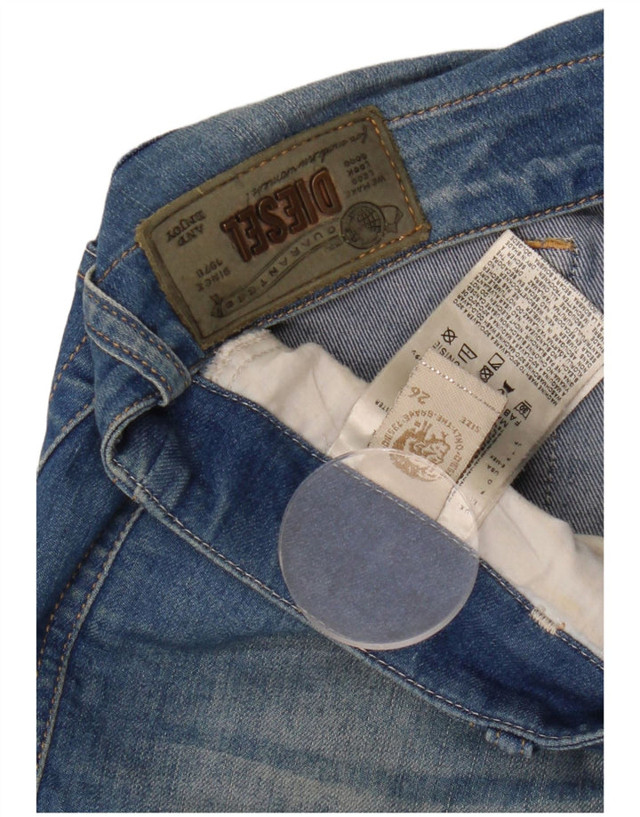 Blugi DIESEL Grupee Super Skinny W26 L33 Bumbac Albastru