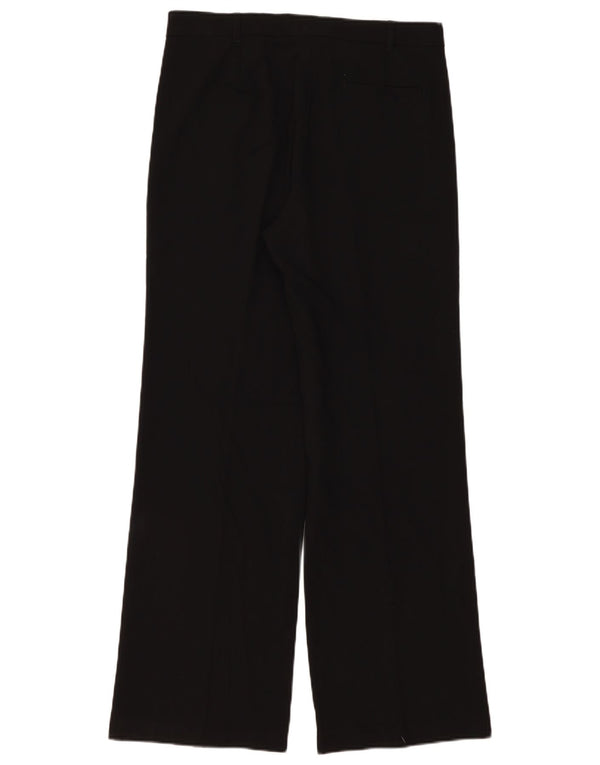 Marks & Spencer Pantaloni chino pentru femei cu picioare largi UK 12 Medium W32 L32 Negru