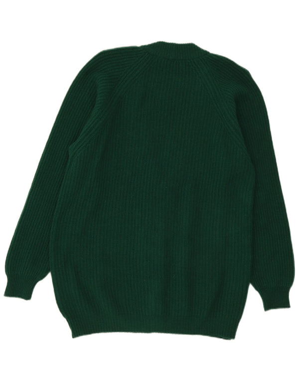 Pulover Cardigan Vintage pentru femei UK 16 Lână verde mare
