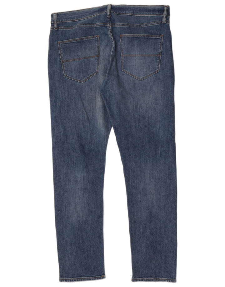 Blugi slim pentru bărbați Marks & Spencer W34 L31 Bumbac albastru
