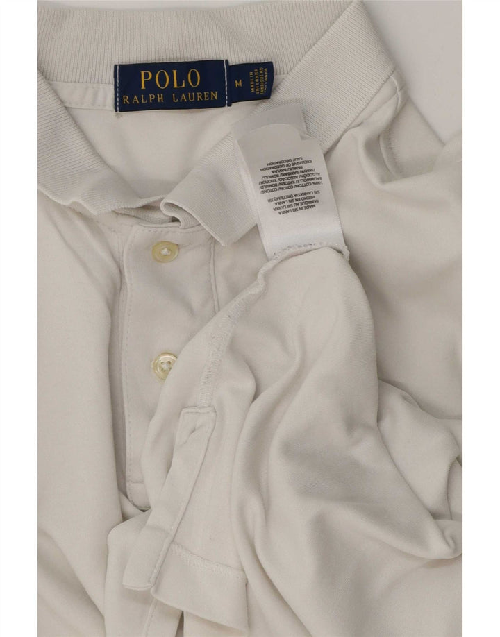 Cămașă Polo Ralph Lauren pentru bărbați, bumbac alb mediu
