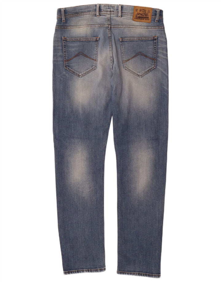 Blugi slim pentru bărbați Carrera Distressed W34 L33 Bumbac albastru