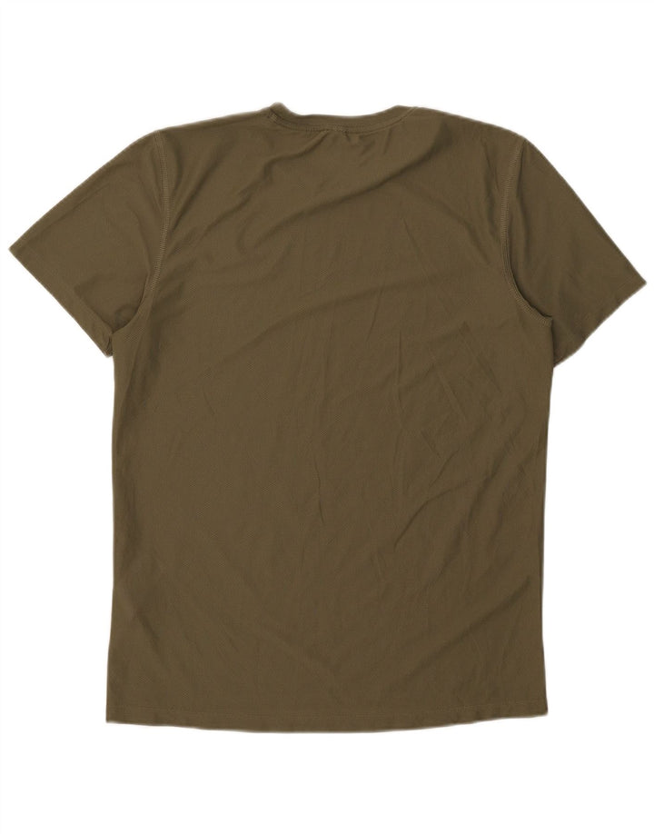 Tricou pentru bărbați Adidas Top mic Kaki Poliester