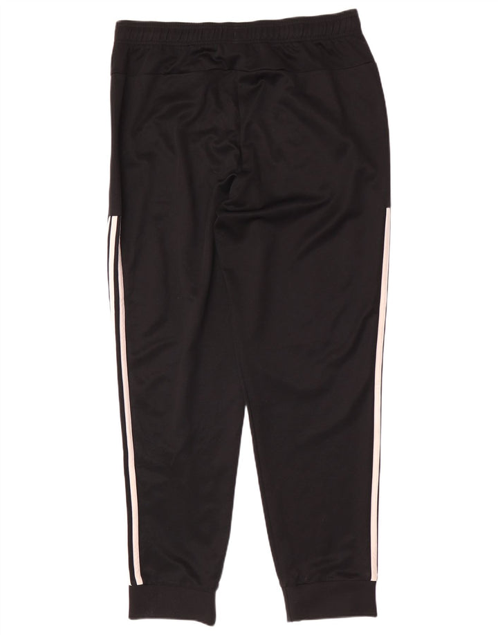 Pantaloni de trening pentru bărbați Adidas Pantaloni de jogging, mari, negru, poliester