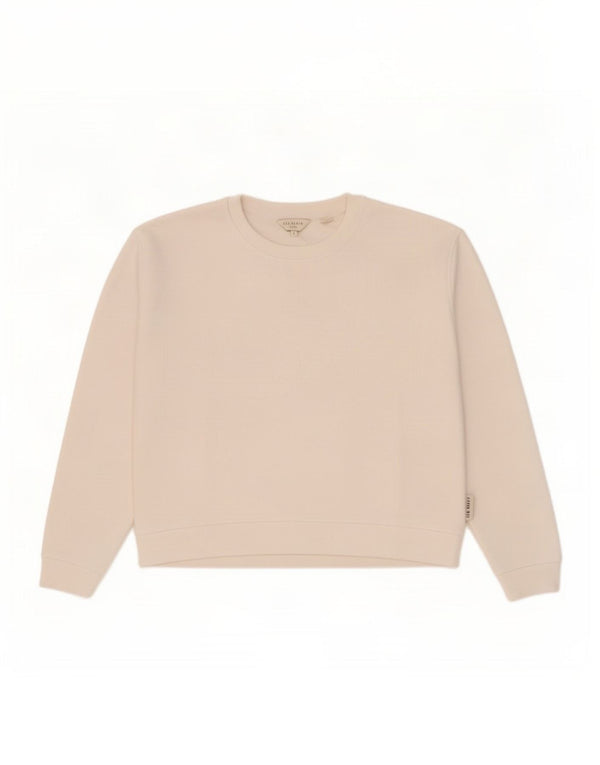 Hanorac supradimensionat pentru femei Ted Baker Pulover Mărimea 2 Poliester alb mic