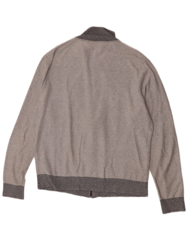 Pulover cardigan pentru bărbați Tommy Hilfiger 2XL, bumbac color bloc, gri