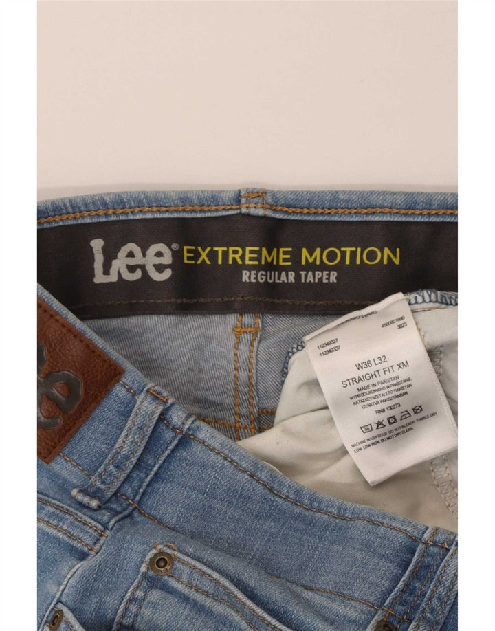 Blugi conici Lee Extreme Motion pentru bărbați L36 L32 Bumbac albastru