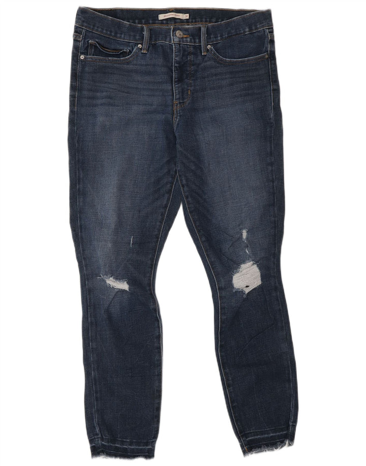 Blugi skinny 311 Distressed Shaping Levi's W31 L30, bumbac albastru