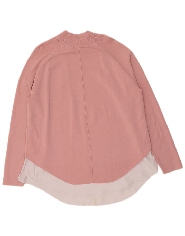 Pulover pentru damă Ted Baker cu gât țestoasă, mărime 3, culoare roz mediu