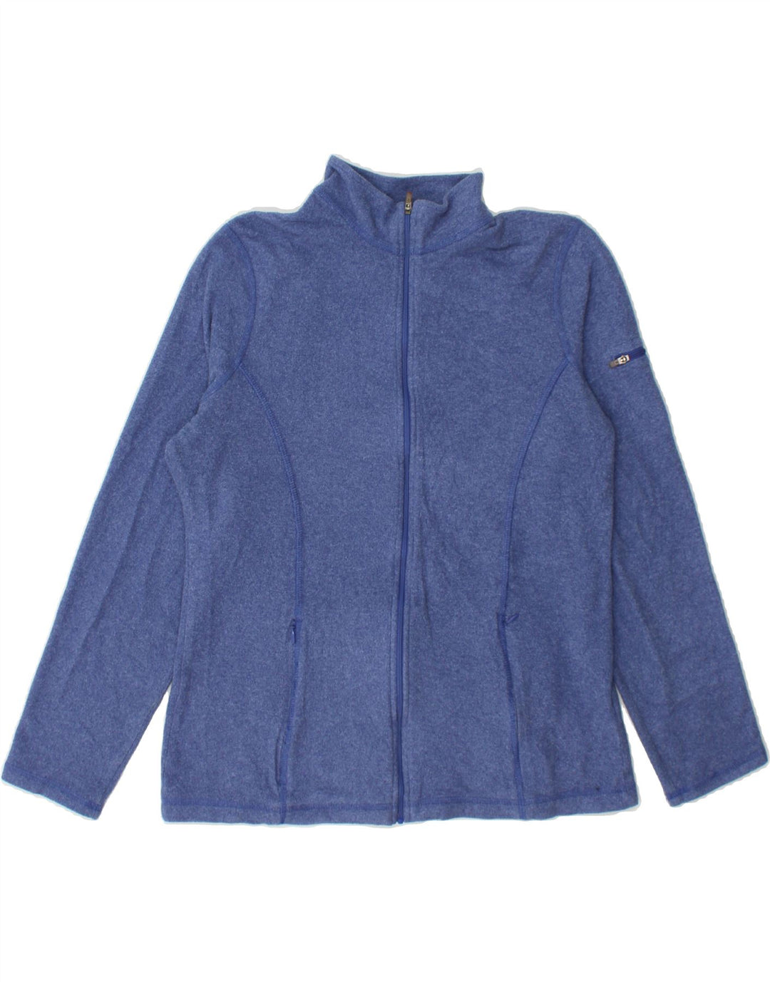 L.L.BEAN Womens Fleece Jacket UK 14 Medium Blue Polyester Vintage L.L.Bean and Second-Hand L.L.Bean from Messina Hembry 