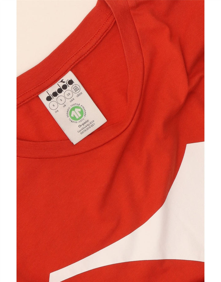 Tricou grafic Diadora pentru bărbați Top mic roșu
