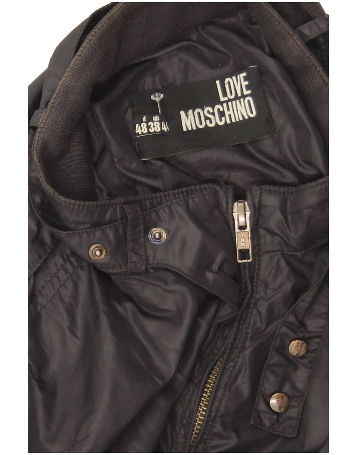 Moschino Bomber Jacket pentru bărbați UK 38 Medium Black Poliamidă
