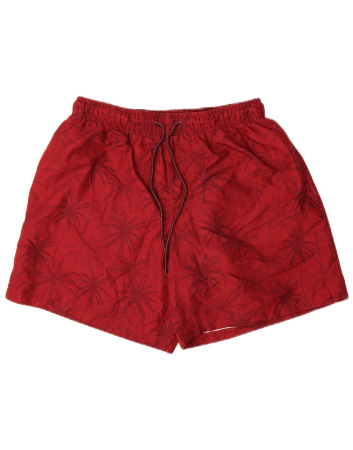 Pantaloni scurți de înot pentru bărbați Mountain Warehouse, poliester floral, roșu mediu