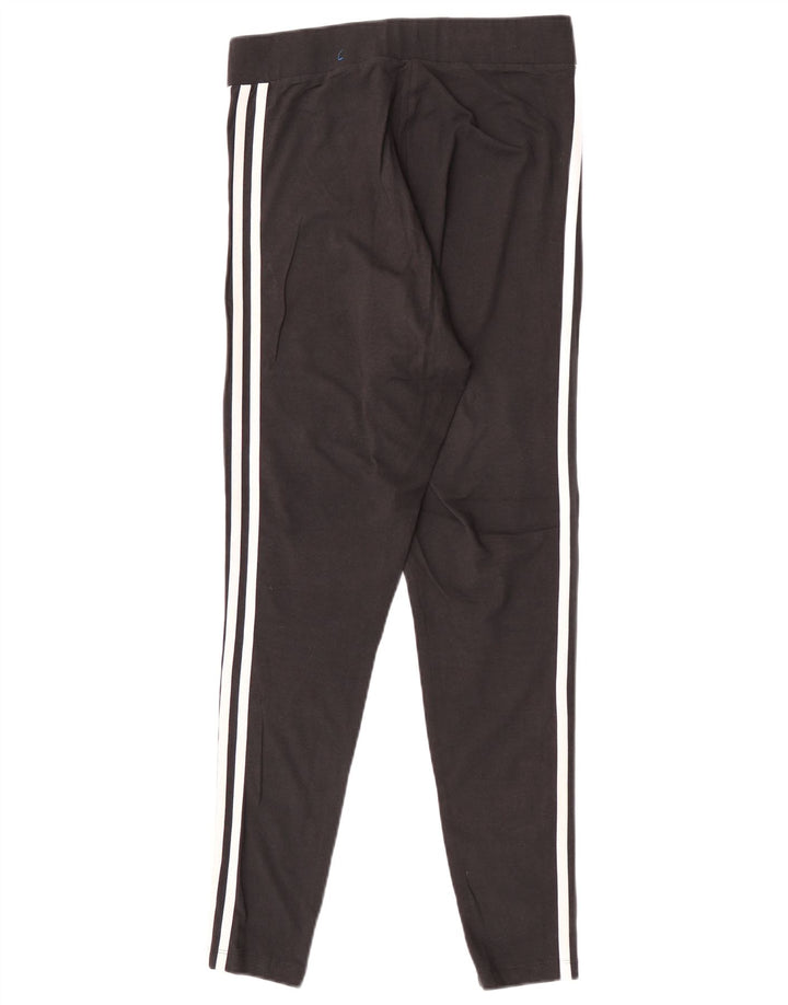 Leggings pentru femei Adidas UK 14, mare, negru, bumbac