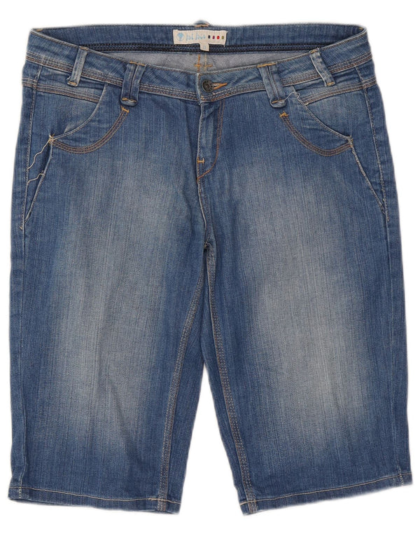 Pantaloni scurți din denim pentru femei Fat Face UK 12 Medium W32 Bumbac albastru