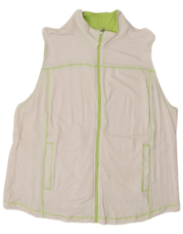 Top trening fără mâneci pentru femei Chaps UK 20 2XL, viscoză albă