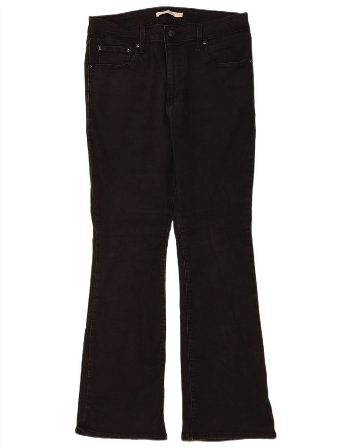 Blugi Levi's 725, cu talie înaltă, pentru femei, W31 L30, bumbac negru