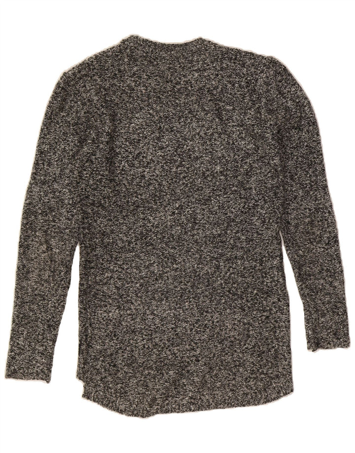 JACK & JONES Mens Crew Neck Jumper Sweater Small Grey Flecked Acrylic Vintage Jack & Jones and Second-Hand Jack & Jones from Messina Hembry 