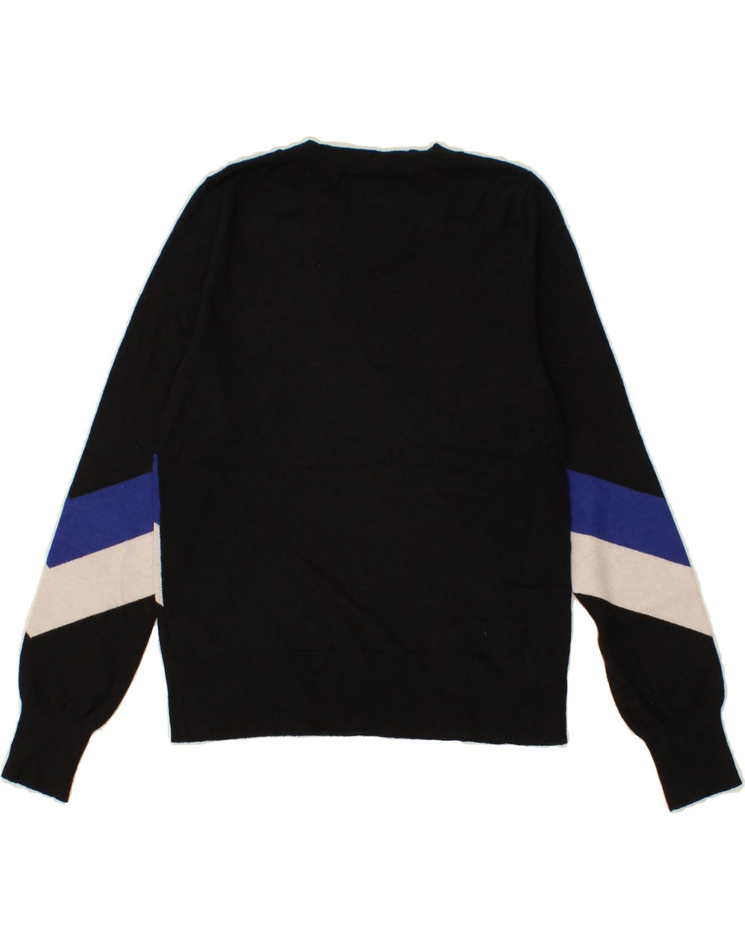 OASIS Womens Crew Neck Jumper Sweater UK 10 Small Black Colourblock Vintage Oasis and Second-Hand Oasis from Messina Hembry 