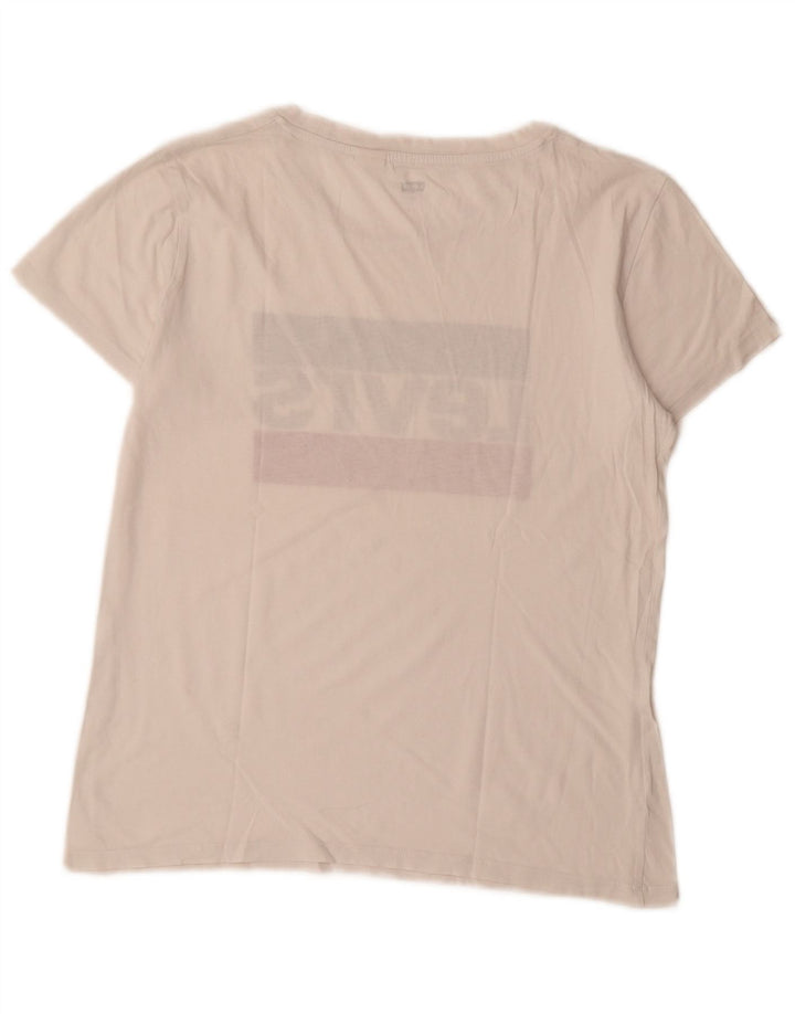 Tricou grafic Levi's pentru femei Top UK 10 Small White
