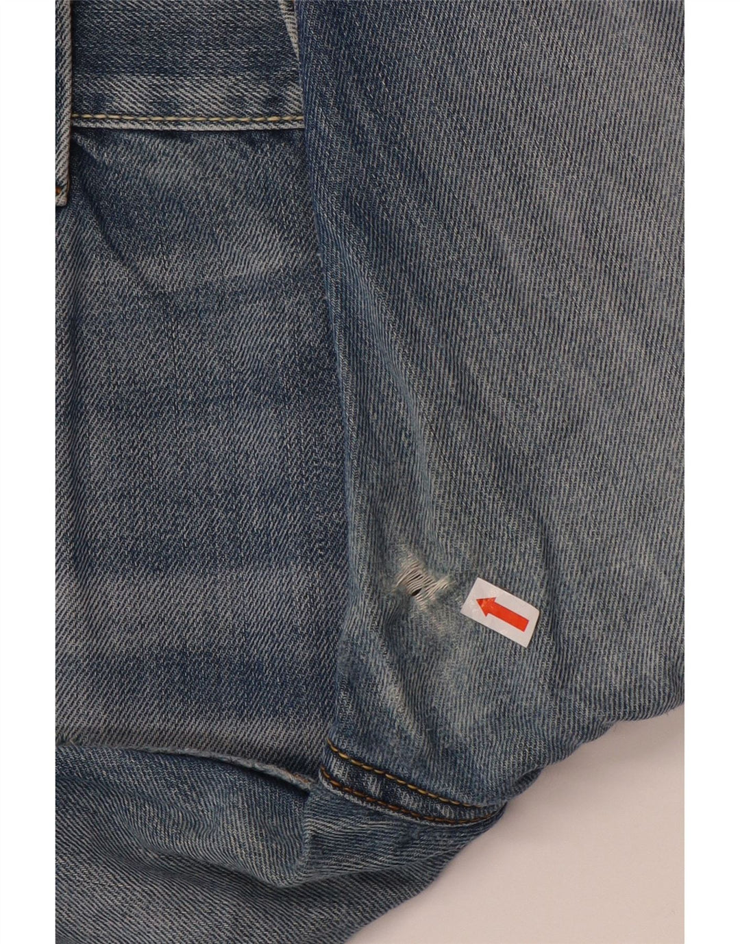 Blugi drepti pentru bărbați Levi's 506 Distressed Standard Fit W33 L30 Albastru