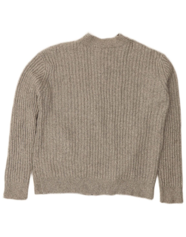 Pulover cardigan pentru femei Marks & Spencer UK 10 Poliester gri mic