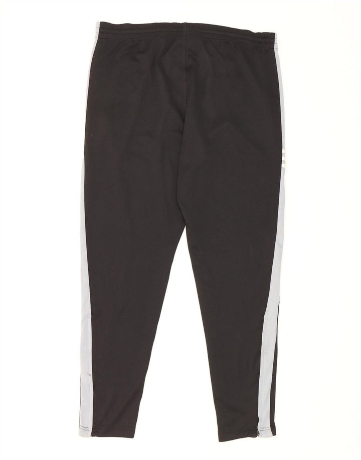 Pantaloni de trening Adidas pentru bărbați UK 40/42 Medium Black Colorblock Poliester