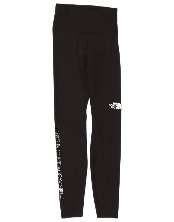 Leggings grafici pentru femei The North Face UK 10, poliester negru mic