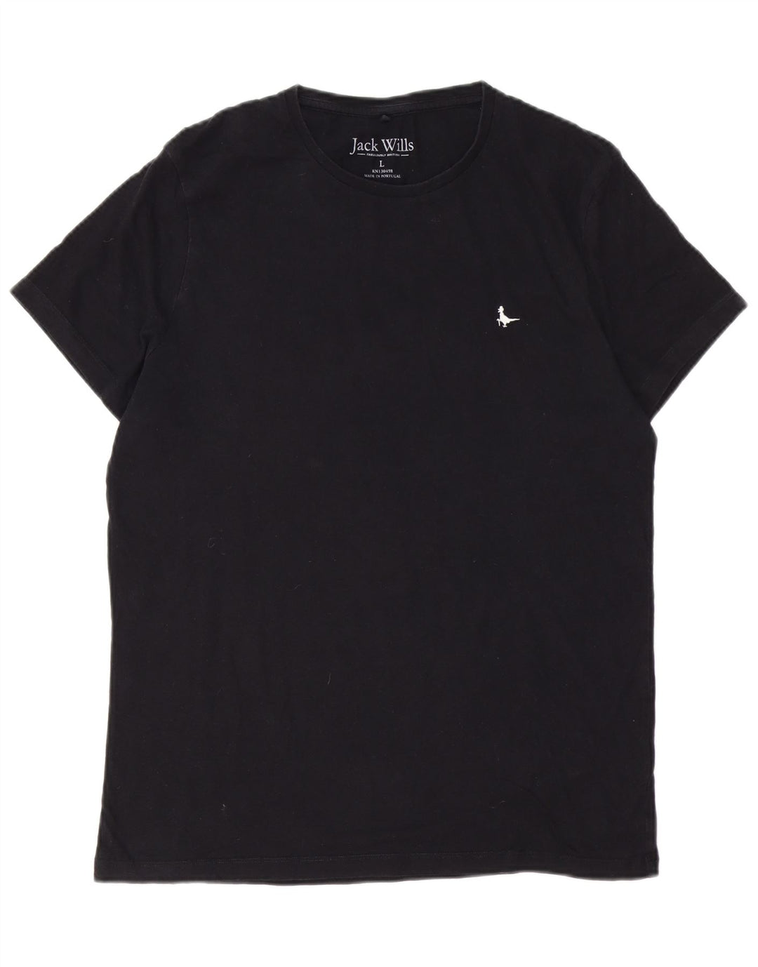 JACK WILLS Tricou pentru bărbați Top mare din bumbac negru
