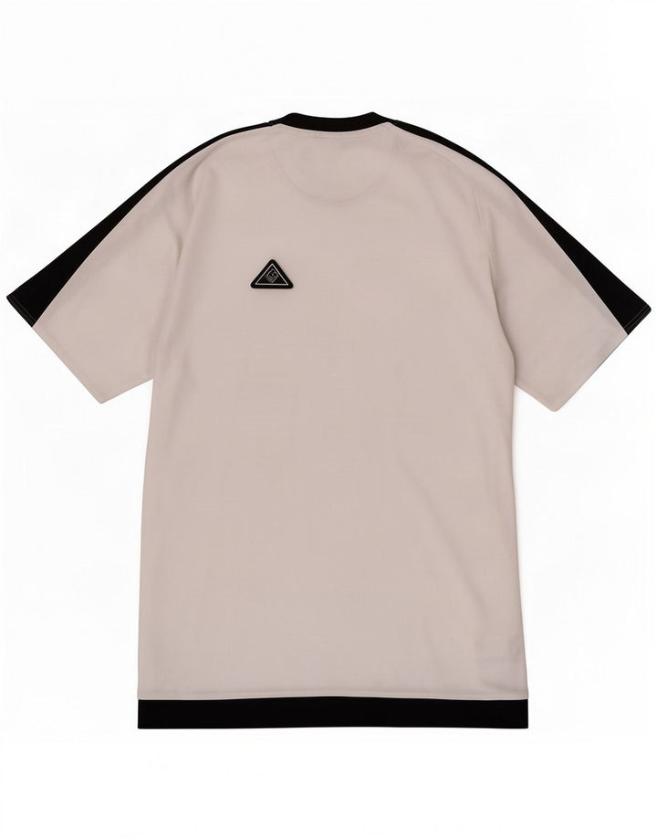 Tricou Adidas Climalite pentru bărbați Top mic, alb, poliester color bloc