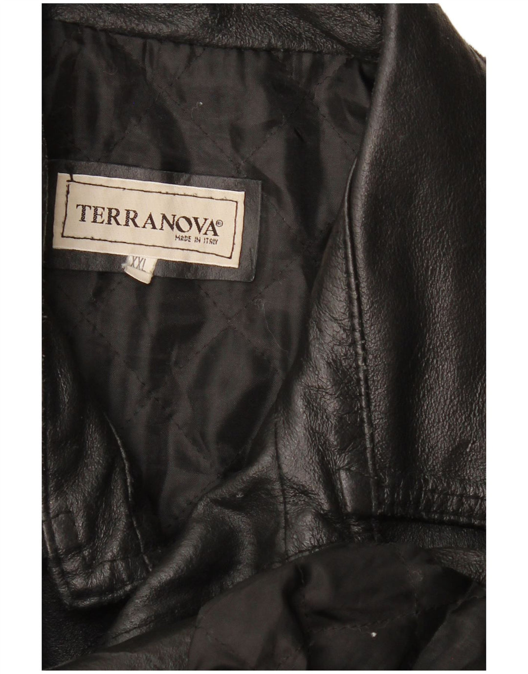 Jachetă de piele Terranova pentru femei UK 20 2XL Negru