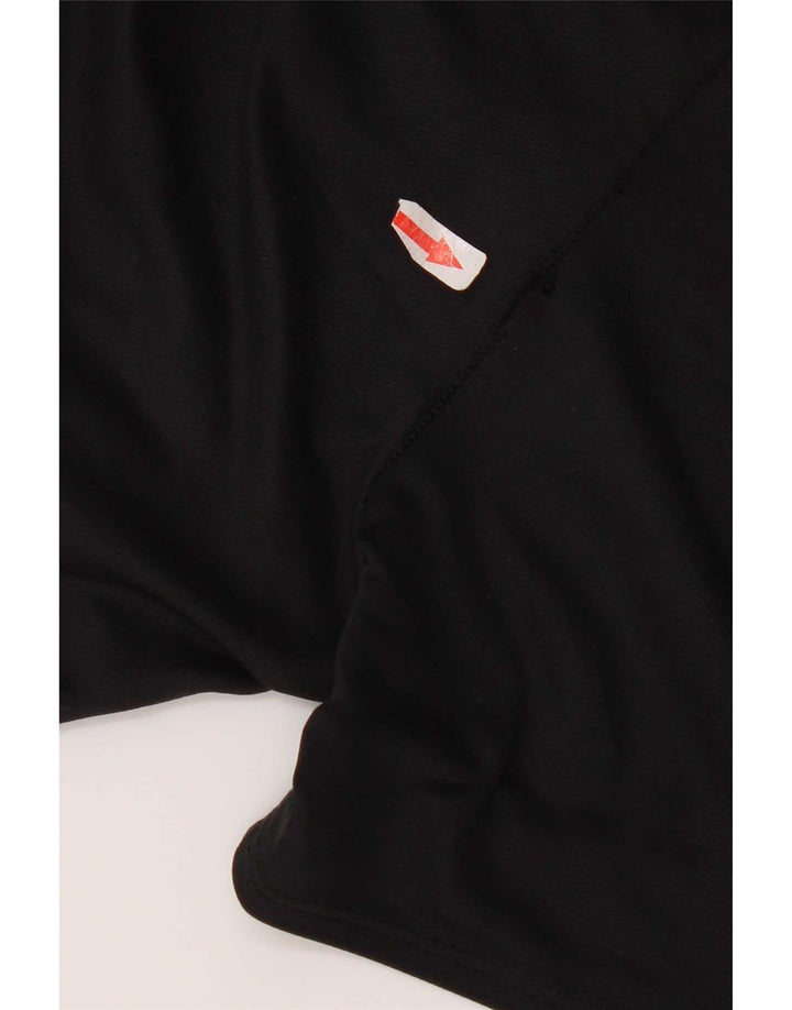 Pantaloni scurți sport Nike pentru fete 8-9 ani, negru, poliester