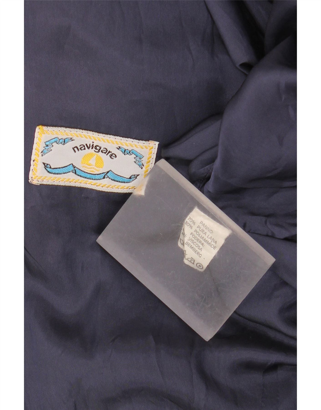 Jachetă Utilitară pentru bărbați Navigare UK 42 XL Lână bleumarin