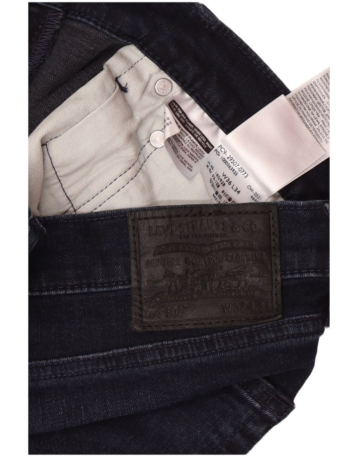 Blugi conici 502 pentru bărbați LEVI'S L36 L32 Bumbac bleumarin