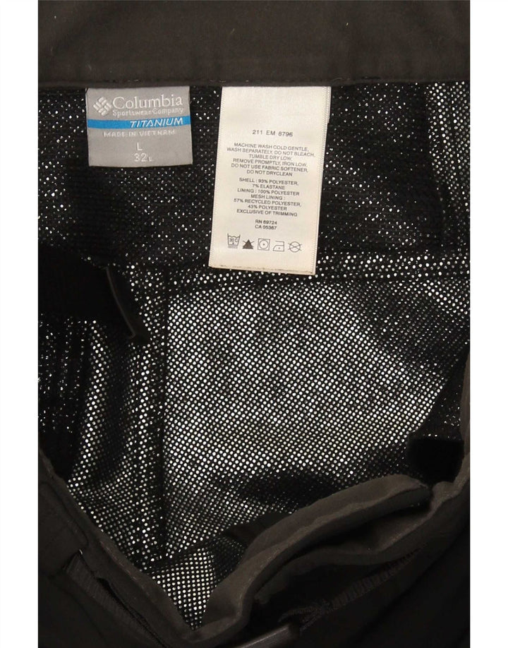 Pantaloni de schi Columbia Titanium pentru bărbați, mari, negru, poliester