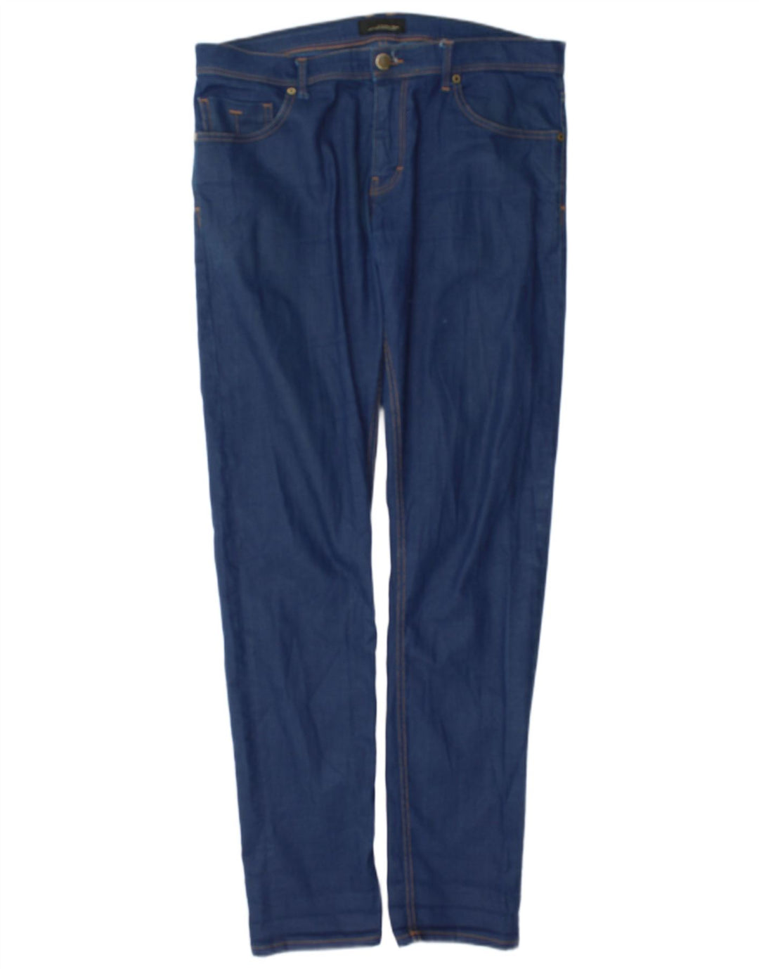 Blugi slim pentru bărbați Zara EU 46 XL W36 L34 Albastru