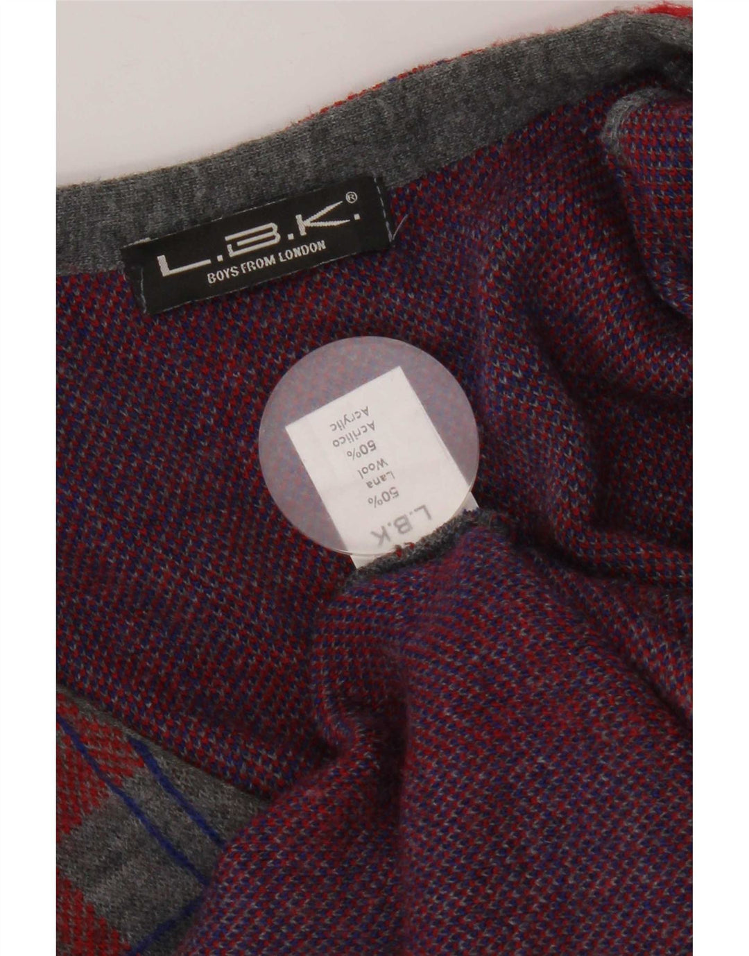 Cardigan Vintage fără mâneci pentru bărbați, lână cu carouri mici, gri
