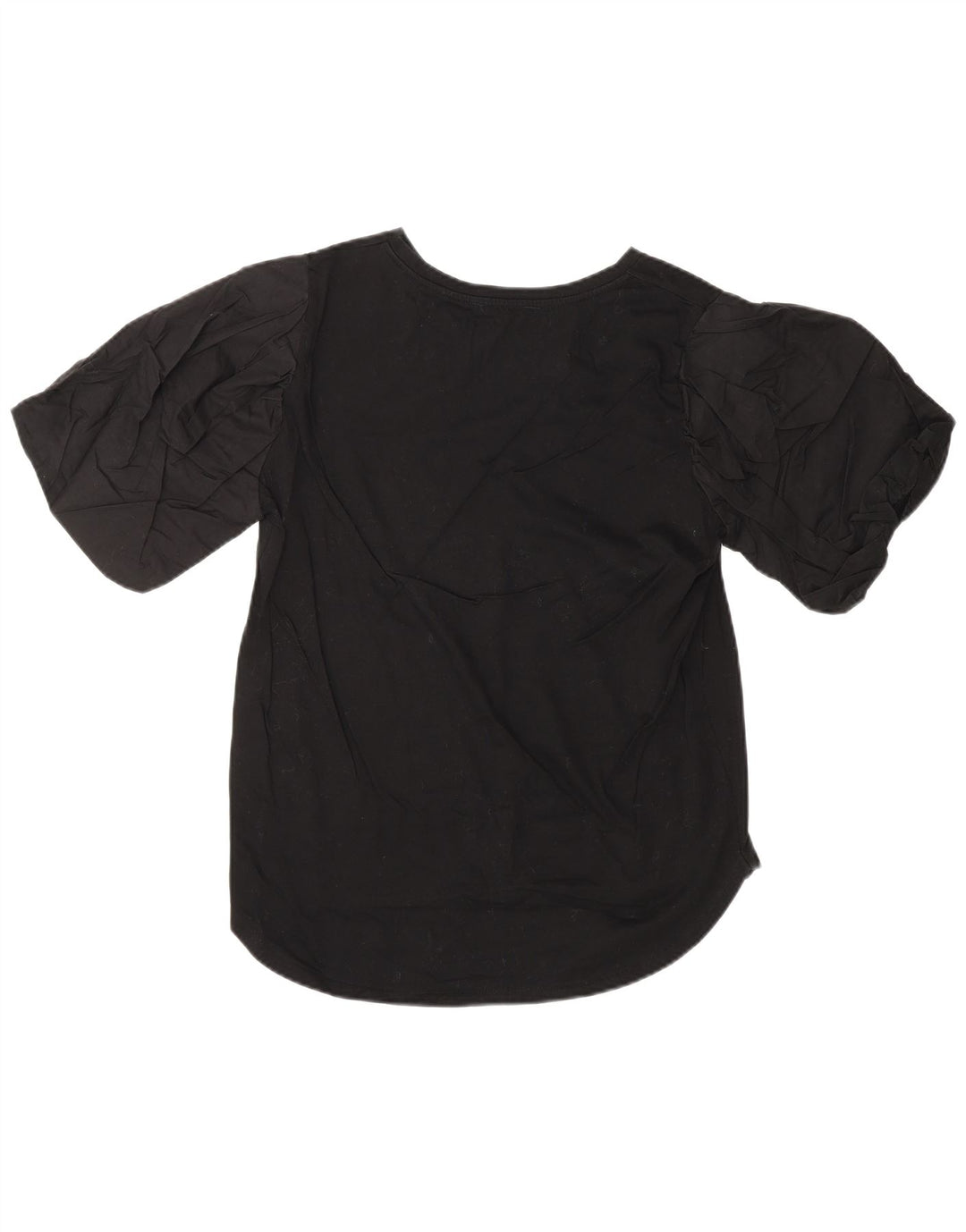 BENETTON Womens Blouse Top UK 12 Medium Black Vintage Benetton and Second-Hand Benetton from Messina Hembry 