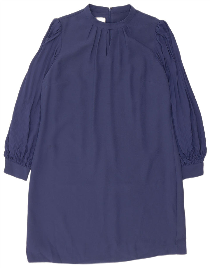 Rochie Hobbs pentru femei cu mâneci lungi din poliester UK 16 mare, albastru