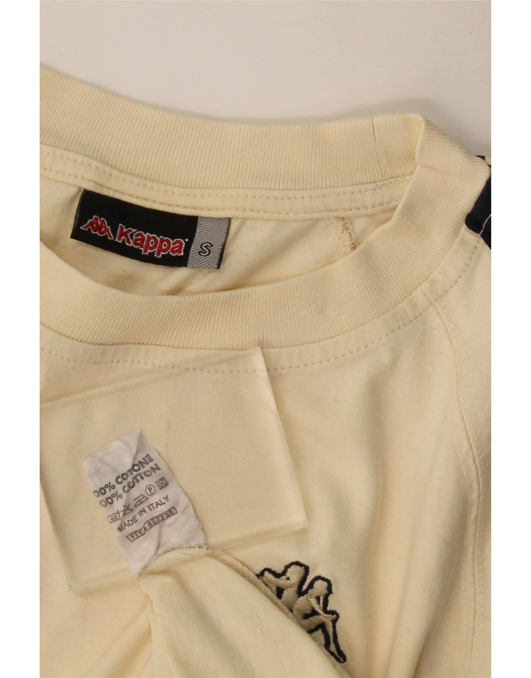 Tricou grafic pentru bărbați KAPPA Top mic, bej, bumbac color bloc