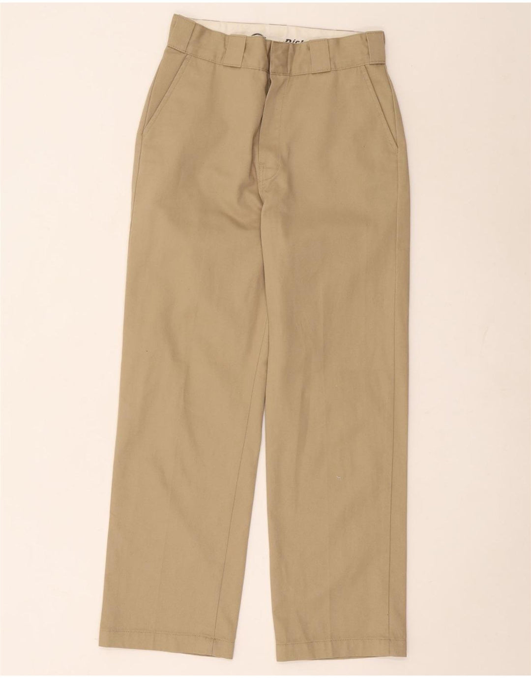 Pantaloni chino drepti pentru femei Dickies L26 L27 poliester bej