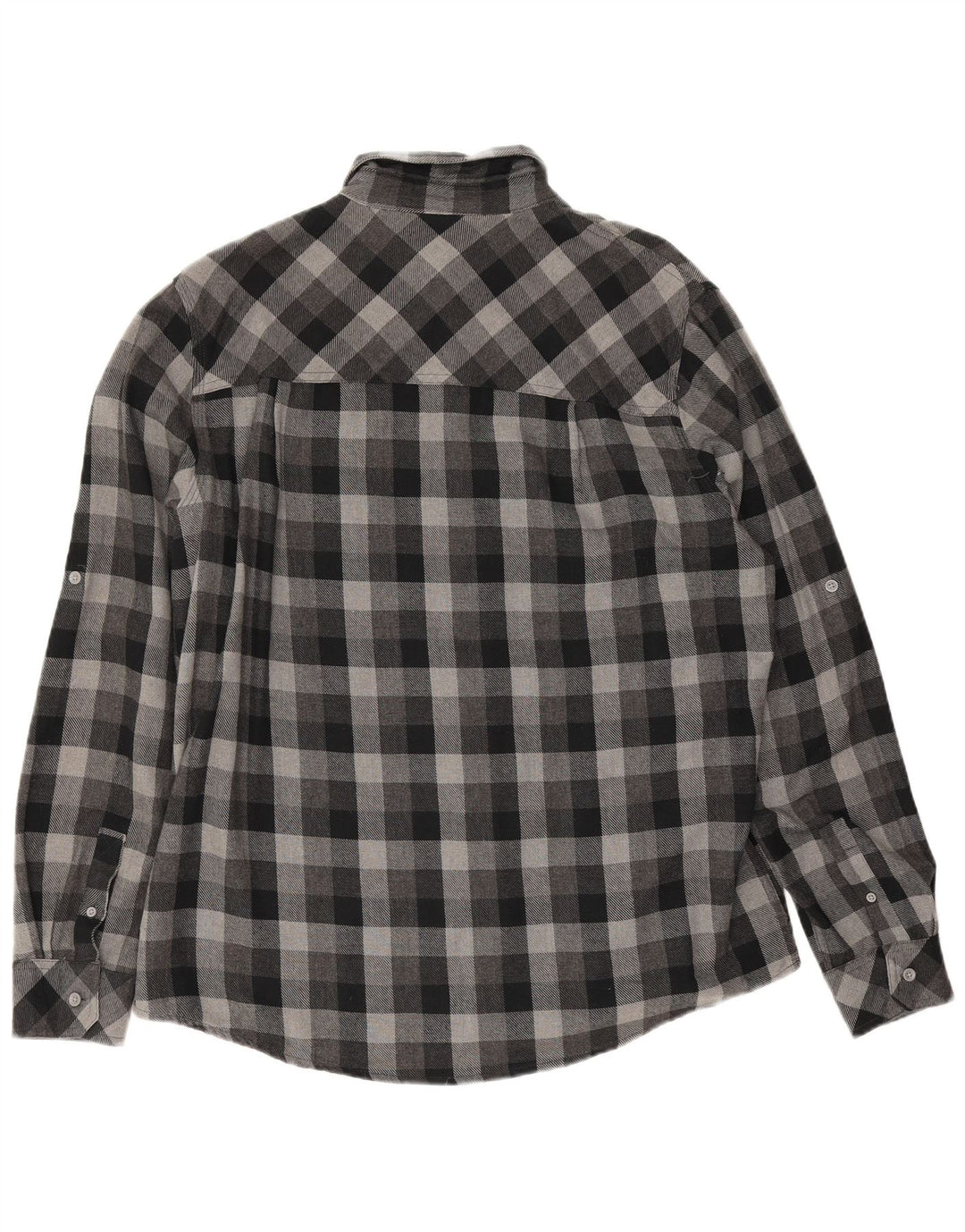 Cămașă de flanel pentru bărbați Cherokee 2XL, bumbac cu carouri gri