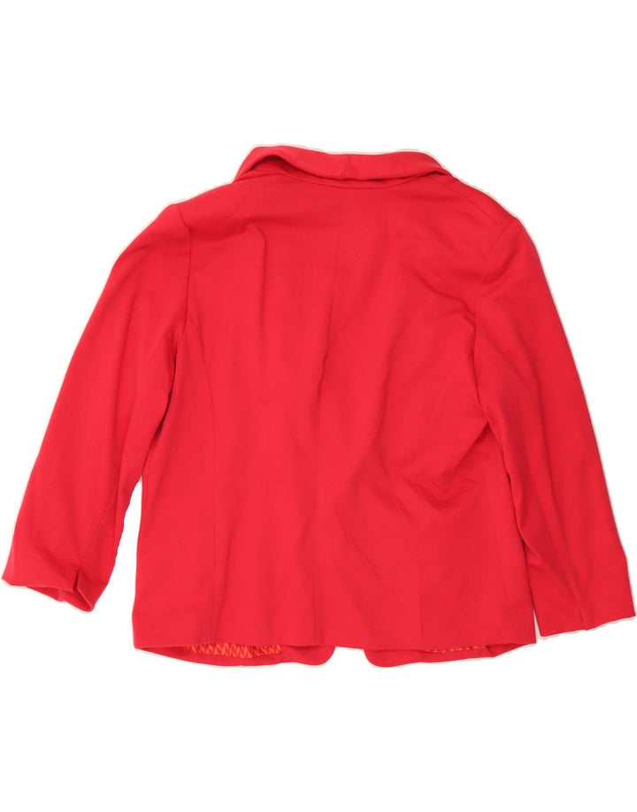 MOSSIMO Girls 1 Button Blazer Jacket 11-12 Years 2XL Pink Polyester Vintage Mossimo and Second-Hand Mossimo from Messina Hembry 