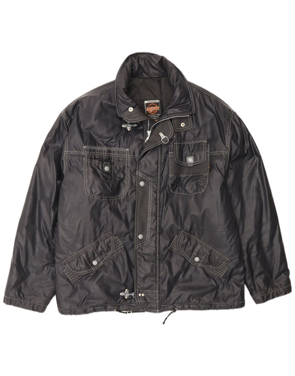 Jachetă cu glugă pentru bărbați Wampum UK 42 XL Nylon negru