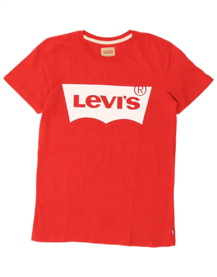Tricou grafic pentru băieți Levi's Top 15-16 ani roșu