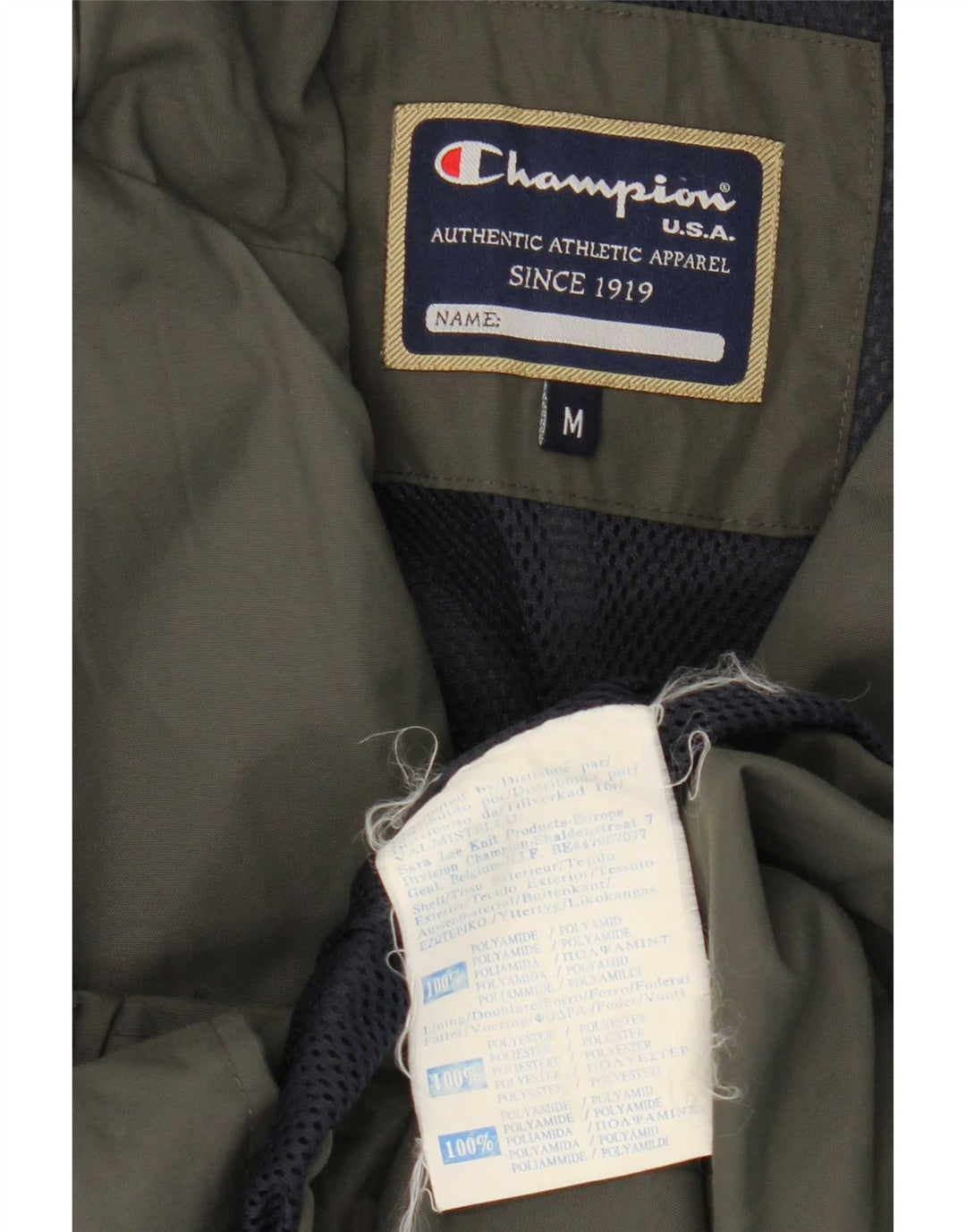 Jachetă de ploaie Champion pentru bărbați UK 38 Medium Khaki Poliamidă