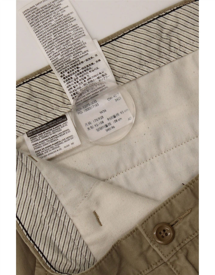 Pantaloni scurți chino Dockers pentru bărbați W36, bumbac kaki mare