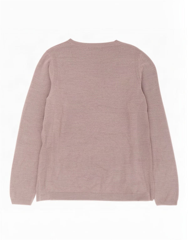 Pulover pentru femei Marks & Spencer, cu gât de barcă, UK 18 XL, gri acrilic